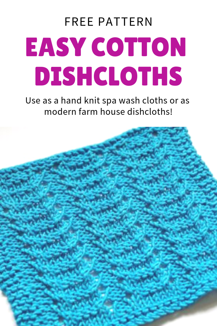 Knit Dishcloth - Free Pattern | Pattern Duchess